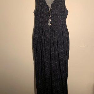 Steven Alan Navy Midi Dress